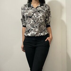 🐍Vintage Sears Tradition Snake Skin Patterned  Shirt! 🌟